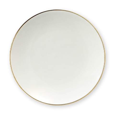 Dĩa ảo 22 cm - Daisy - Viền chỉ vàng
