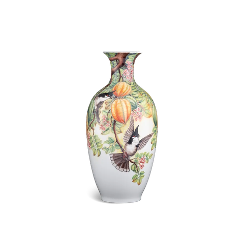 Bình hoa 42 cm - Chim và Khế - Bình Hoa - Vẽ tay