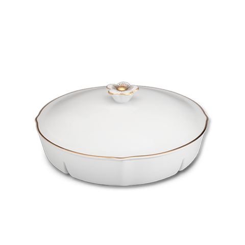 Khay mứt 5 ngăn - Viền Chỉ Vàng