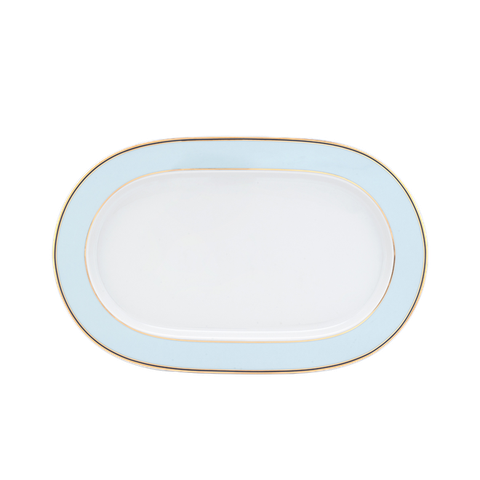 Dĩa oval 34 cm - Gastroline - Xanh Ngọc