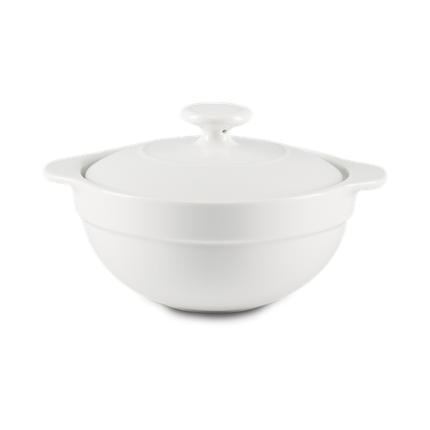 Thố cá nhân cạn Luna 0.3L + Nắp