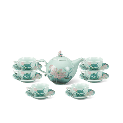 Bộ trà 0.7 L - Sen Màu