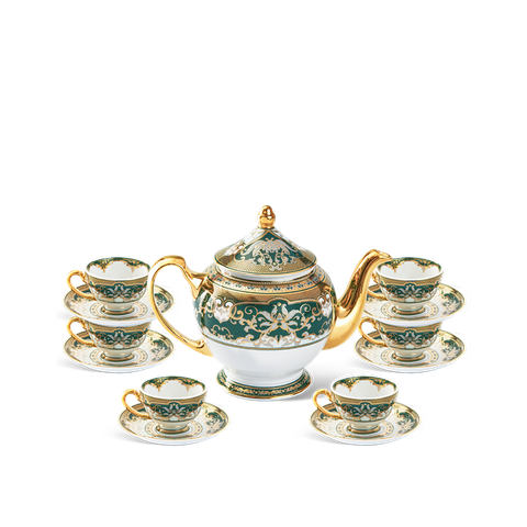 Bộ trà 0.65 L - Hoàng Cung - Sen Ngọc Bích