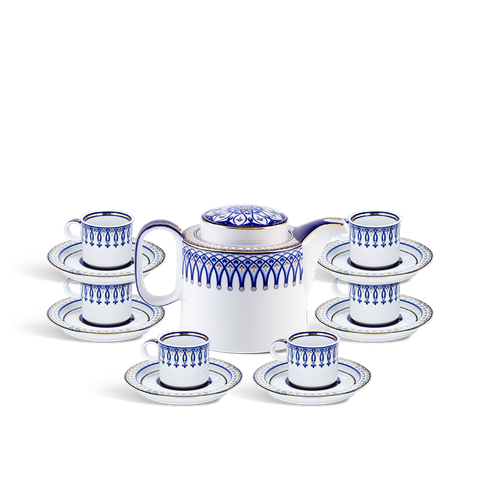 Bộ trà cao 0.33 L - Gastroline - Đồng Tâm Xanh dương