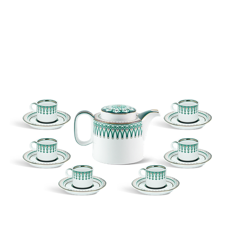 Bộ trà cao 0.33 L - Gastroline - Đồng Tâm Xanh Lá