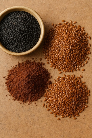 Bơ mè hạt lanh ca cao 500g