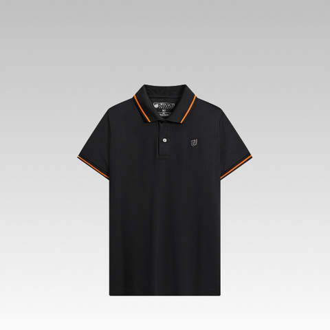 Áo polo trơn, cổ bo viền
