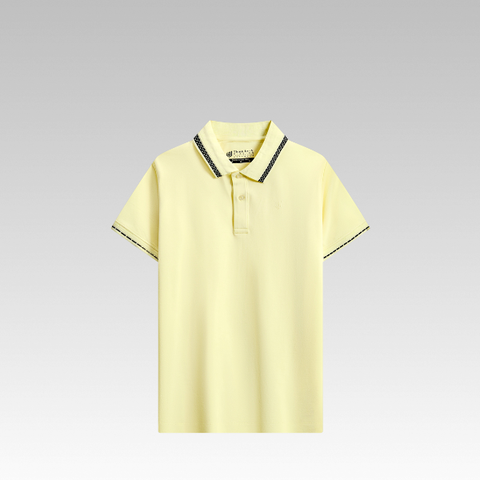 Áo polo TC, cổ bo trang trí