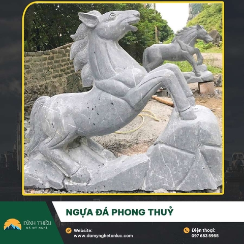 Ngựa đá phong thuỷ – Linh vật mang lại thành công và may mắn cho gia chủ