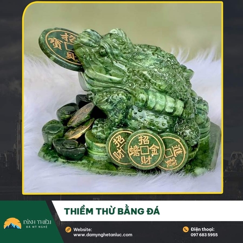 Thiềm thừ bằng đá – Linh vật phong thủy mang lại tài lộc và may mắn