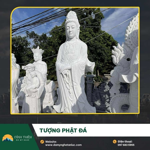 Tượng phật đá – Vẻ đẹp tâm linh bền vững theo thời gian