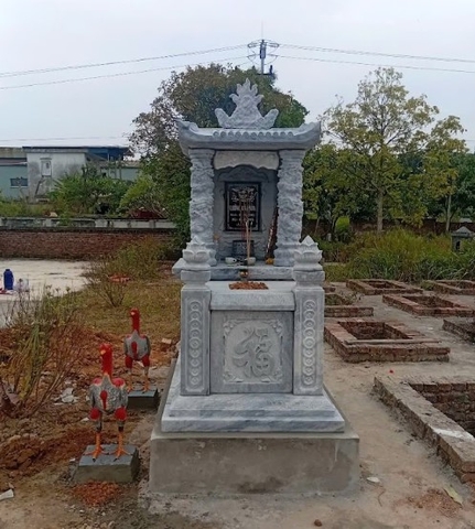 Mộ đá trắng mỹ nghệ
