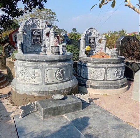 Mộ đá tròn mỹ nghệ