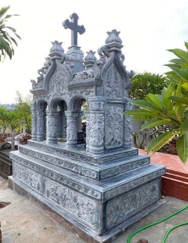Mộ đá công giáo mỹ nghệ