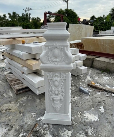 Trụ lan can đá mỹ nghệ
