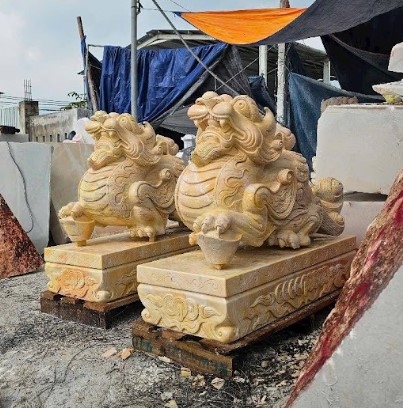 Linh vật kỳ lân đá