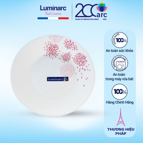 Đĩa thủy tinh nông lòng Luminarc Malva Essence 20cm - L0059/J4791