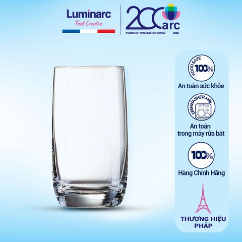 Bộ 6 cốc thủy tinh cao Luminarc Vigne 350ml - H2104 (Giá áp dụng cho 50 bộ trở lên)