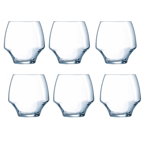 Bộ 6 ly rượu thủy tinh C&S Open Up 380ml - U1033 (Áp dụng số lượng từ 50 bộ)