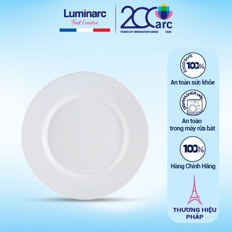 Đĩa thủy tinh nông lòng Luminarc Everyday 19cm - G0565