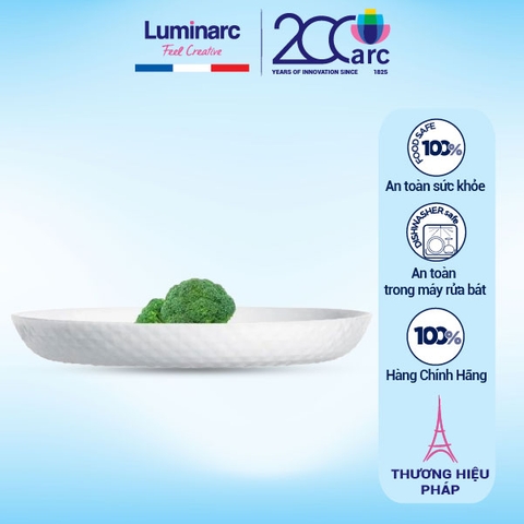 Đĩa thủy tinh nông lòng Luminarc D-Precious  25cm - Q1659