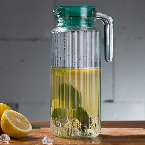 Bình thủy tinh Luminarc Quadro Ice Green 1.1L - L0534