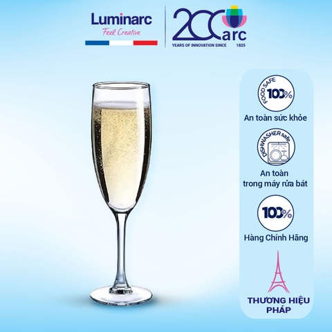 Bộ 6 ly champagne thủy tinh Luminarc Elegance 170ml - 12063 (Giá áp dụng cho 50 bộ trở lên)