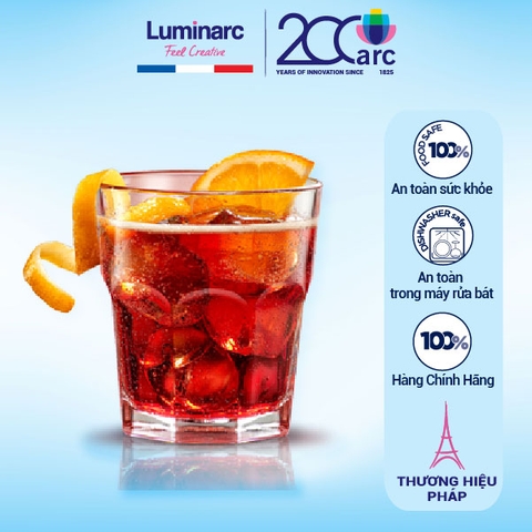 Bộ 6 cốc thủy tinh thấp Luminarc Granity 160ml - D0787