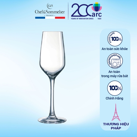 Bộ 6 ly champagne thủy tinh Milesime 190ml - E8520 (Giá áp dụng cho 30 bộ trở lên)