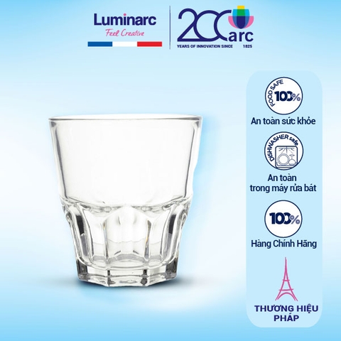 Bộ 6 cốc thủy tinh thấp Luminarc Granity 240ml - G3653
