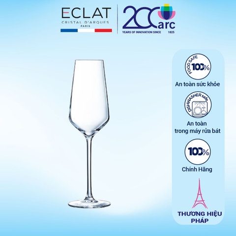 Bộ 6 ly champagne thủy tinh Eclat Ultime 210ml - N4307 (Giá áp dụng cho 30 bộ trở lên)