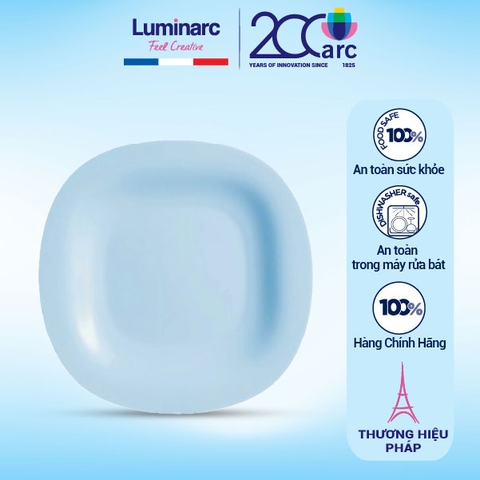 Đĩa thủy tinh nông lòng Luminarc Carine Light Blue 27cm - P4126