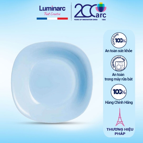 Đĩa thủy tinh sâu lòng Luminarc Carine Light Blue 21cm - P4250