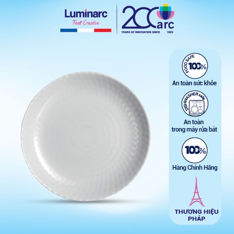 Đĩa thủy tinh nông lòng Luminarc Pampille Granit 25cm - Q4643