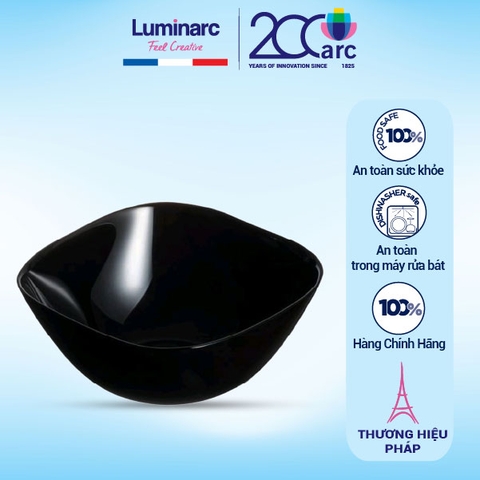 Bát thủy tinh Luminarc Carine đen 14cm - Q7017