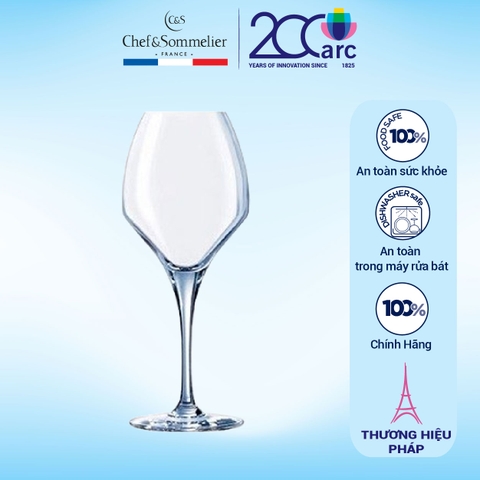 Bộ 6 ly vang thủy tinh C&S Open Up 270ml - U1009 (Giá áp dụng cho 30 bộ trở lên)