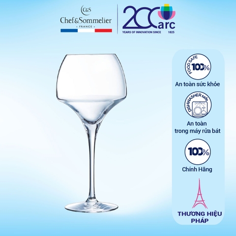 Bộ 6 ly vang thủy tinh C&S Open Up 550ml - U1013 (Giá áp dụng cho 30 bộ trở lên)