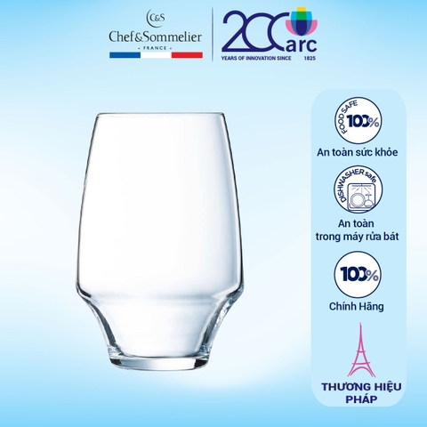Bộ 6 cốc thủy tinh C&S Open Up 350ml - U1041 (Giá áp dụng cho 30 bộ trở lên)
