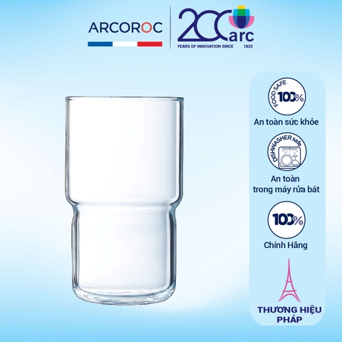 Bộ 6 cốc thủy tinh cao Acoroc Log T 320ml - V4127 (Giá áp dụng cho 50 bộ trở lên)