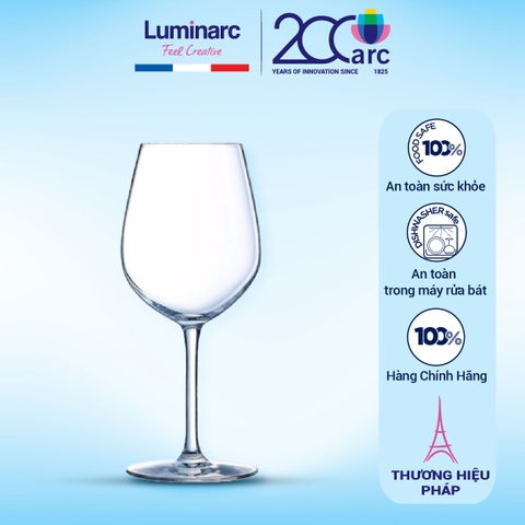 Bộ 6 ly vang thủy tinh Luminarc Maine 450ml - V4227 (Giá áp dụng cho 50 bộ trở lên)