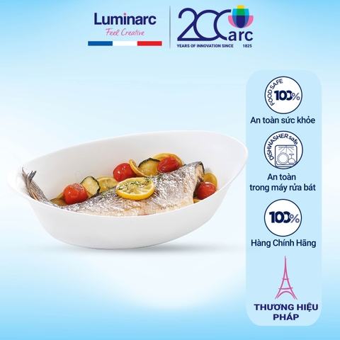 Khay nướng thủy tinh Luminarc Oval Carine 29x17cm - N3567