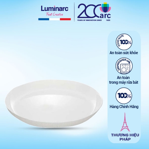 Đĩa thủy tinh nông lòng Luminarc D-Line 19cm - Q1669