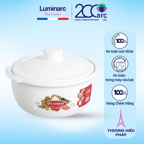 Nồi sứ Arcuisine 2L - C102A01 (dùng cho lò nướng)