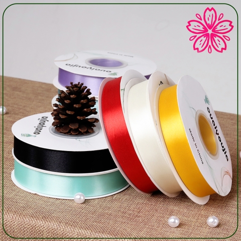 2cm-Ruy Băng Vải Trơn