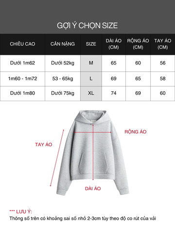 Áo Hoodie HAMCHOI form rộng unisex nỉ  bông dày dặn giữ ấm, basic, túi kangaroo lớn màu Trắng - HOODIE TRƠN CÓ MŨ