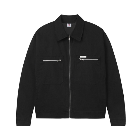 Áo khoác kaki nam màu đen HIDDLE