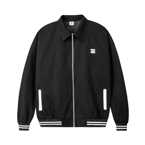 H05-AK5 Áo Khoác Nam Bomber Varsity cổ bẻ