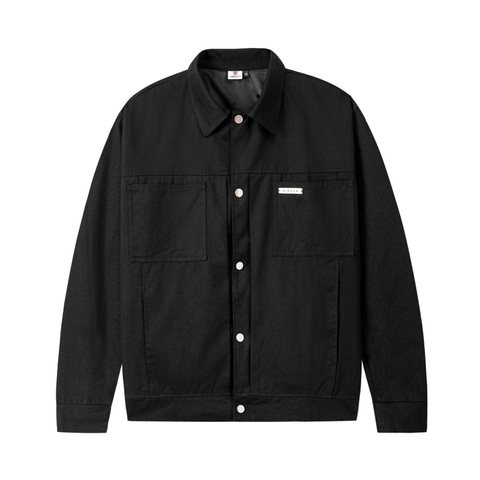 H9-AK2 Áo khoác kaki khuy bấm cách điệu