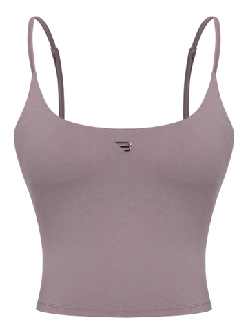 Áo tập nữ 2 dây mảnh sẵn mút ngực BRETH thun co giãn