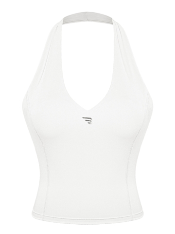 Áo thể thao body nữ cổ yếm BRETH kèm mút ngực hở lưng